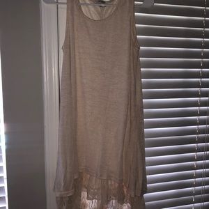 Cream flowy dress